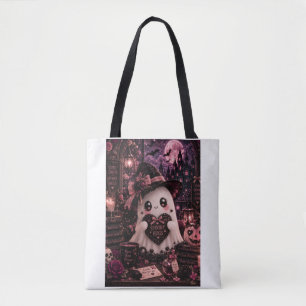 Süßer Gothic Rosa Geist Halloween Gruselige Umarmu Tasche