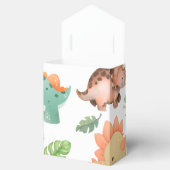 Süßer grüner Dinosaurier Geschenkschachtel (Geöffnet)