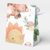 Süßer grüner Dinosaurier Geschenkschachtel (Rückseite)