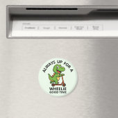 Süßer grüner Dinosaurier Magnet (In Situ (Geschirrspüler))