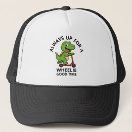 Süßer grüner Dinosaurierhut Truckerkappe