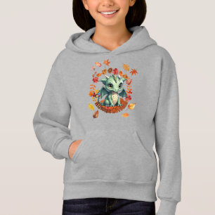 Süßer grüner Drache „Autismus großartiger Herbst“ Hoodie