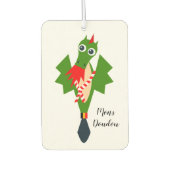 Süßer grüner Drache von Doudou Autolufterfrischer (Vorderseite)