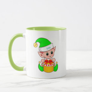 Süßer grüner Elf Tasse