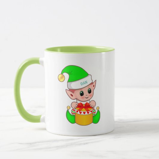 Süßer grüner Elf Tasse (Links)