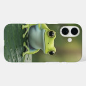 Süßer grüner Laubfrosch auf einem Blatt Case-Mate iPhone Hülle (Rückseite (Horizontal))