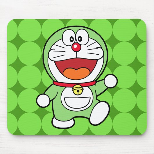 Süßer grüner Mini-Doraemon-Anime Mousepad (Vorne)