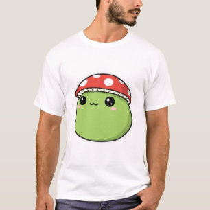 Süßer grüner Pilz T-Shirt