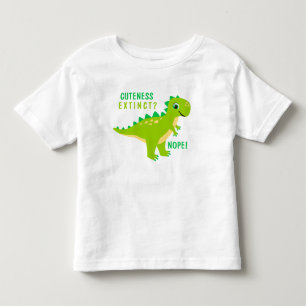 Süßer grüner T-Rex Dinosaurier Kinder Kleinkind T-shirt