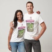 Süßer Grüner Tee Matcha Latte Boba Tee (Unisex)