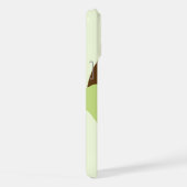 Süßer grüner Uhu iPhone Hülle (Rechte Seite)