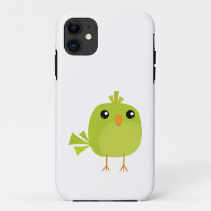 Süßer grüner Vogel-Cartoon Case-Mate iPhone Hülle