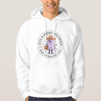 Süßer gruseliger Cowboy-Geist Halloween-Süßigkeite Hoodie