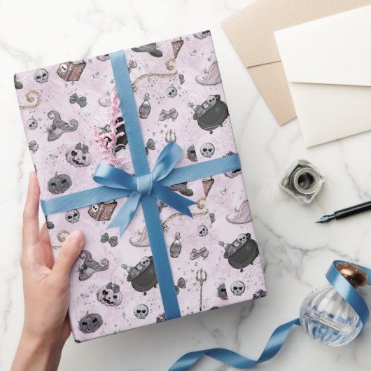 Süßer Gruseliger Halloween-Gruß Geschenkpapier (Schenken)