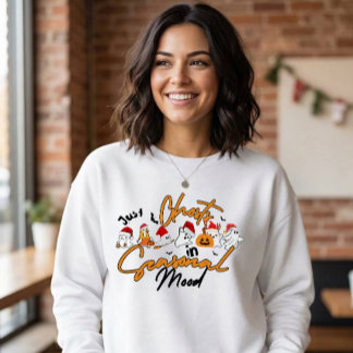 Süßer gruseliger Weihnachtsurlaub Sweatshirt