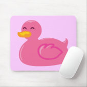Süßer Gummi-Ente Mousepad (Mit Mouse)