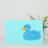 Süßer Gummientchen Briefpapier (Stehend Vorderseite)