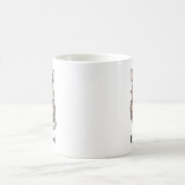 Süßer Gürteltier liest ein Buch Custom Kaffeetasse (Mittel)
