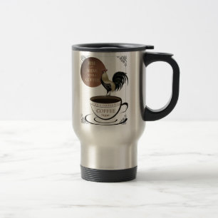 Süßer Hahn Kaffeezeit Reisebecher