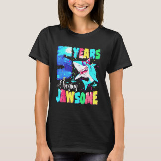 Süßer Hai Geburtstag 5 Jahre alte Jungen Mädchen 5 T-Shirt