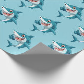 Süßer Hai Geschenkpapier (Ecke)