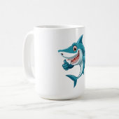 Süßer Hai Kaffeetasse (Vorderseite Links)