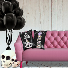 Süßer Halloween Dia de Los Muertos Totenkopf Kisse Dekokissen