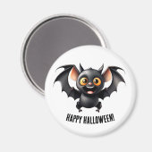 Süßer Halloween-Fledermausmagnet Magnet (Vorderseite/Rückseite)