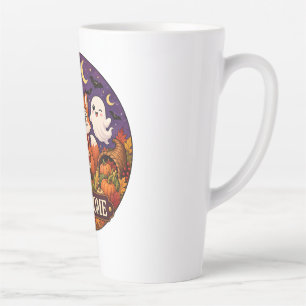 Süßer Halloween Fuchs Hexe Geist Herbst Herbst Wil Milchtasse