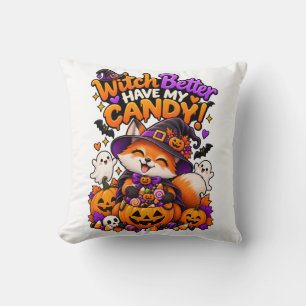 Süßer Halloween Fuchs 'Hexe, gib mir besser meine Kissen