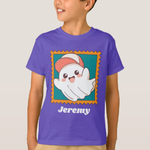 Süßer Halloween-Geist-Baseballcap für Kinder mit N T-Shirt