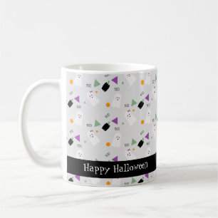 Süßer Halloween-Geist Bunte Konfetti Kaffeetasse