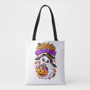 Süßer Halloween-Geist Candy-Kürbis Tasche