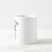 Süßer Halloween-Geist-Croissant-Spuk Kaffeetasse (Mittel)