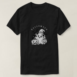 Süßer Halloween-Geist-Färbungsstil T-Shirt