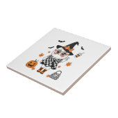 Süßer Halloween-Geist Fliese (Seite)