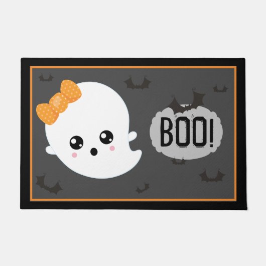 Süßer Halloween-Geist Fußmatte (Vorderseite)