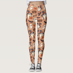 Süßer Halloween-Geist im Kawaii-Stil Leggings