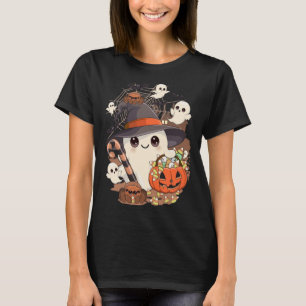 Süßer Halloween-Geist im Kawaii-Stil T-Shirt
