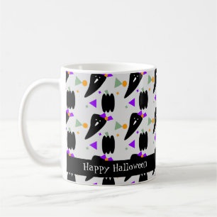 Süßer Halloween-Geist-Kürbis-Bunte-Konfetti Kaffeetasse