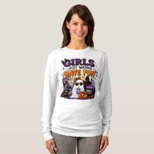 Süßer Halloween-Geist-Kürbis T-Shirt