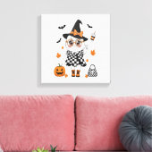 Süßer Halloween-Geist Leinwanddruck (Insitu (Wohnzimmer))