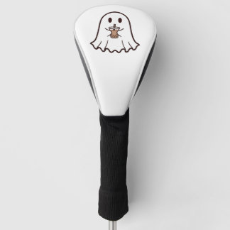 Süßer Halloween-Geist mit Boba Golf Headcover