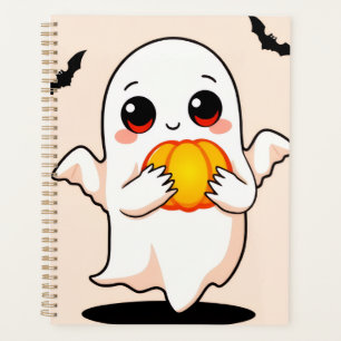 Süßer Halloween-Geist-Planer Planer