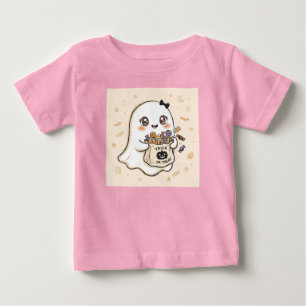 Süßer Halloween-Geist zum Trick-or-Treat Baby T-shirt
