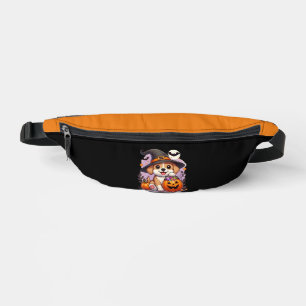 Süßer Halloween Hund/Welpe Bauchtasche