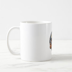 Süßer Halloween-Kalbs-Hexenhut Vintage-Stich De Kaffeetasse