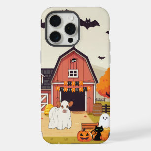 Süßer Halloween-Kuh und Bauernhof iPhone 15 Pro Max Hülle