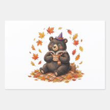 Süßer Halloween-Kürbis-Gewürz-Bär-Cozy-Herbst-T-Sh