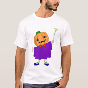 Süßer Halloween-Kürbis-Hexen-Grusel-Charakter-Desi T-Shirt